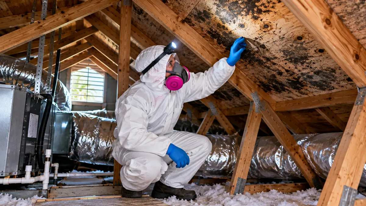 Attic Mold Removal in Mangonia Park